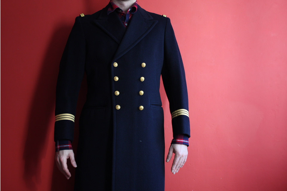 manteau militaire officier homme
