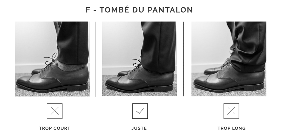 Pantalon trop best sale court homme