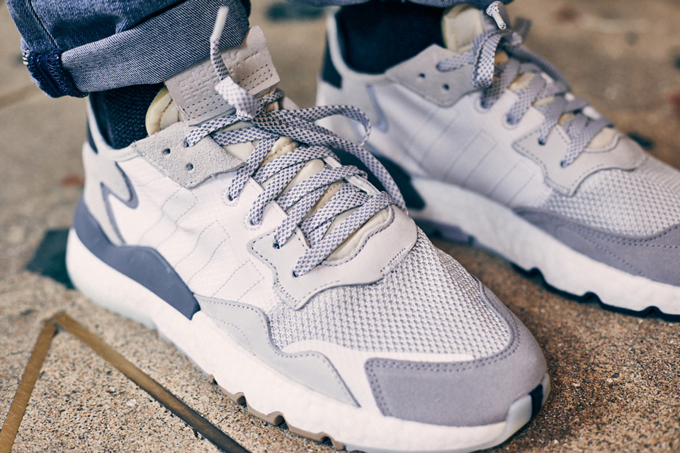 adidas nite jogger homme blanche