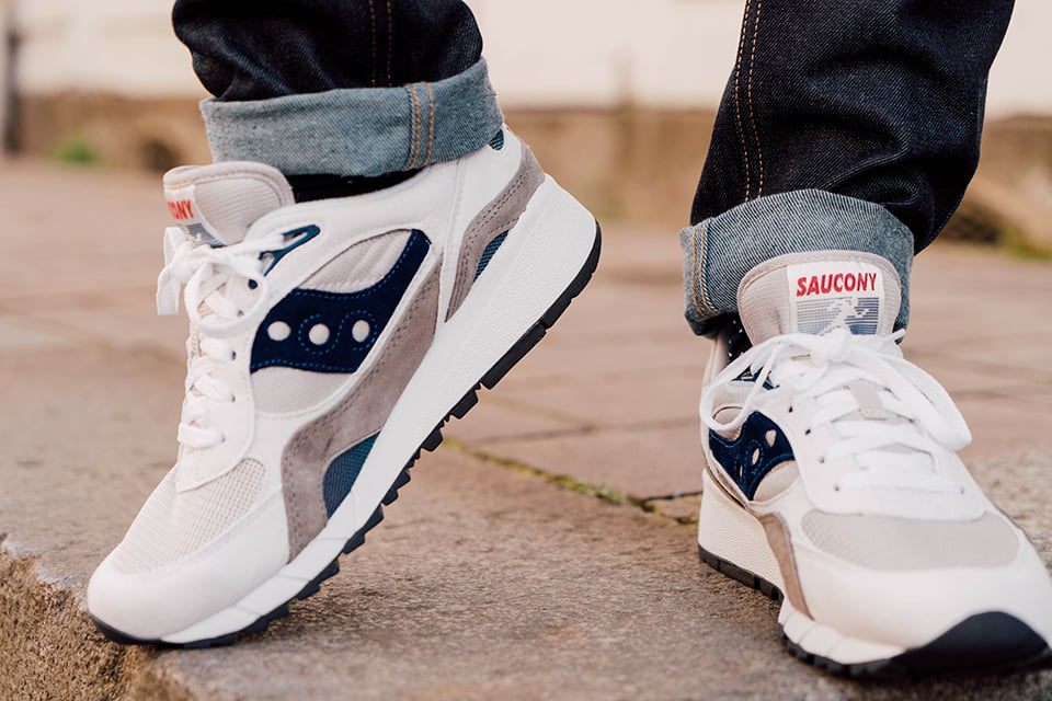 saucony chaussures homme blanc