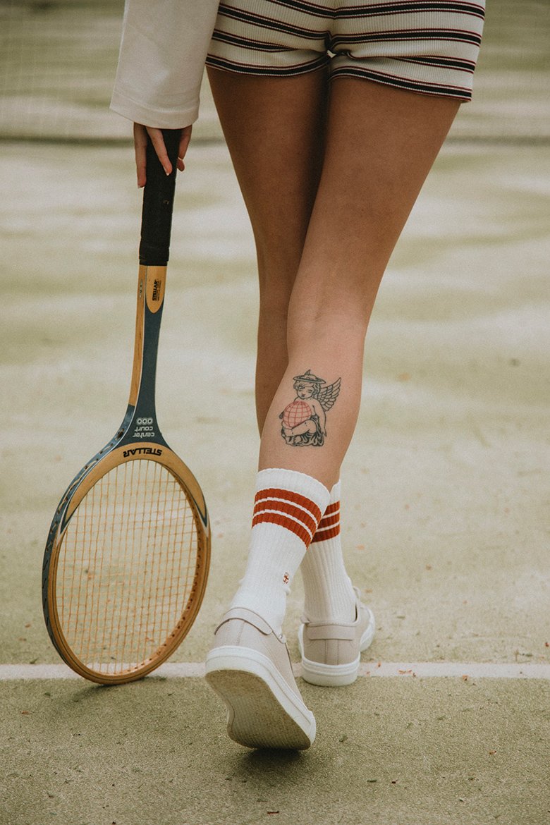 Erwans lance ses chaussettes de tennis haut de gamme