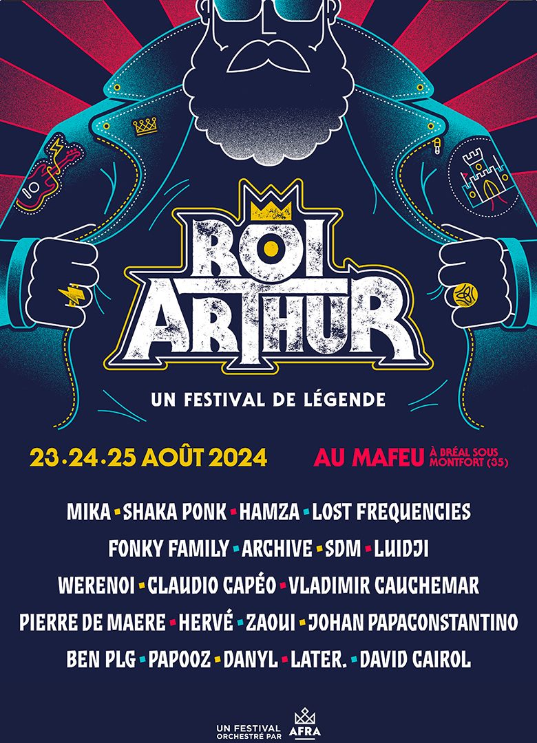 Festival Roi Arthur affiche 2024