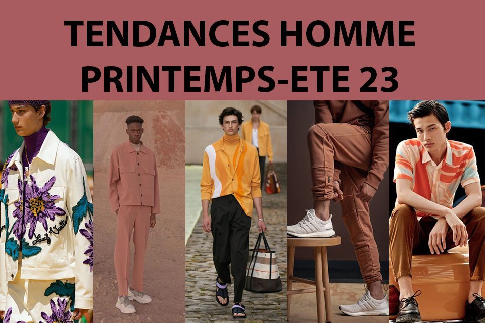 Tendances mode masculine Printemps-Été 2023